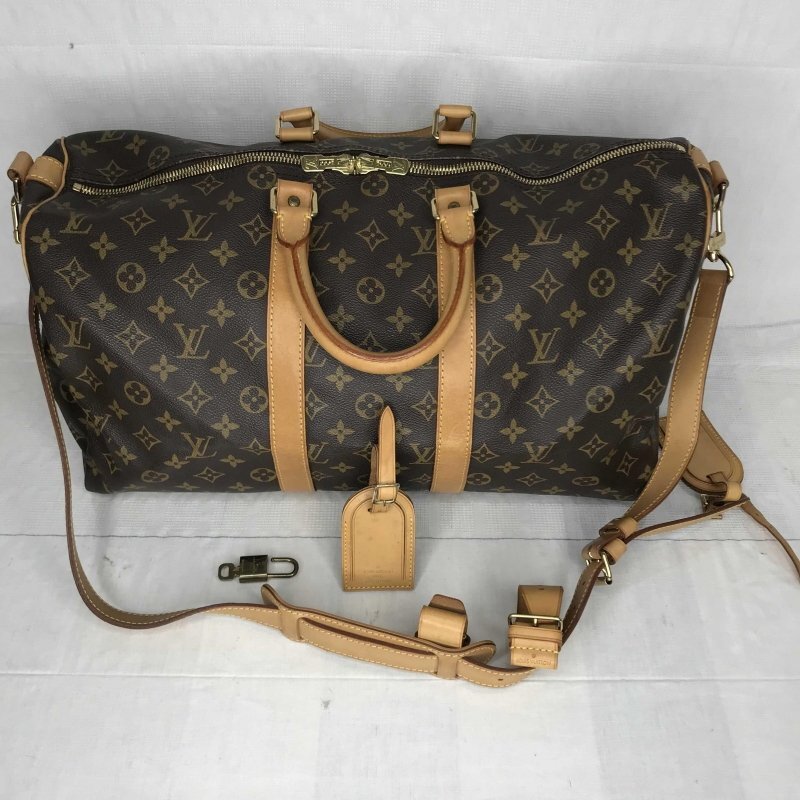 ＬＯＵＩＳ ＶＵＩＴＴＯＮ モノグラム Ｍ４１４１８ 旅行用 キーポル バンドリエール４５ ボストン バッグ 茶 ブラウン 鞄/233の画像1