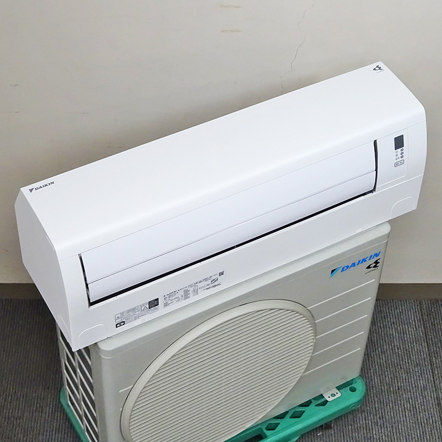 DAIKIN【AN22YCS-W】ダイキン 水内部クリーン フィルター自動お掃除 コンパクトモデル ルームエアコン おもに6畳用 2021年製 中古品の画像3