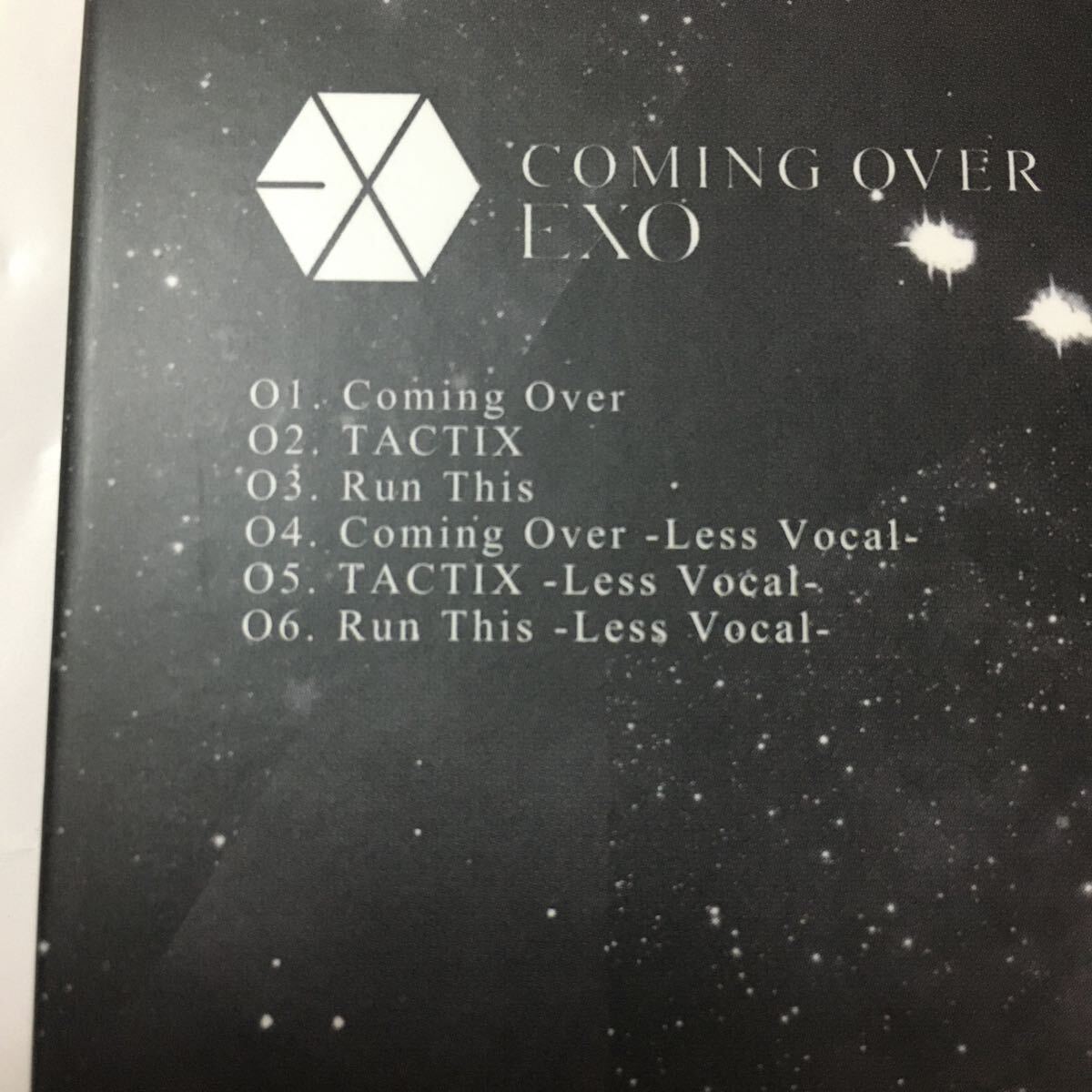 EXO　KAI　カイ　CD　２個セット　日本2ndシングル　☆COMING OVER☆　初回盤　＆　会場限定盤　K-POP_画像4