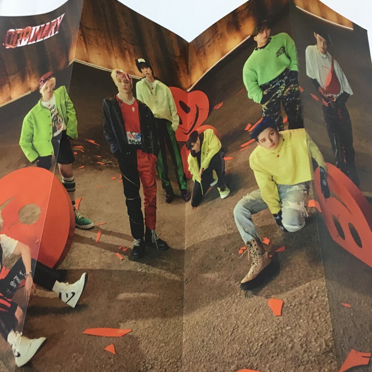 送料込み STRAY KIDS ストレイキッズ SKZ CD ポスター ステッカー ☆ODDINARY☆ 7曲 韓国盤 スキズ StrayKids K-POPの画像2