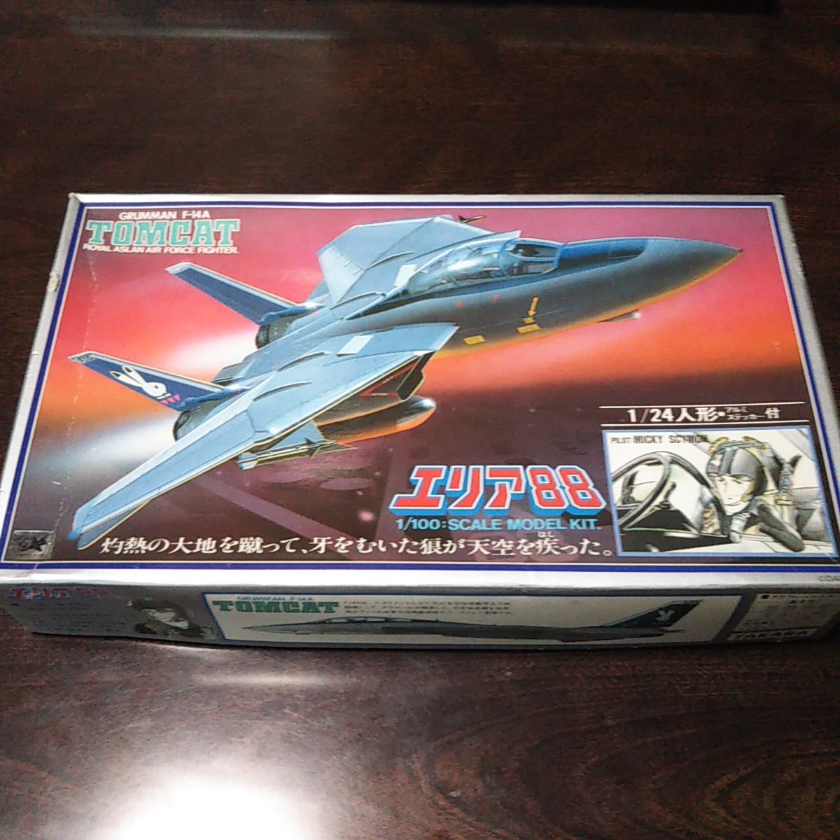タカラ 1/100 F-14A エリア88_画像1