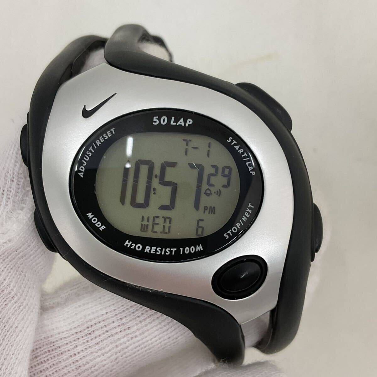 3206 NIKETIMING スポーツウォッチ NIKE ナイキ デジタルウォッチ 稼動品 腕時計 の画像3