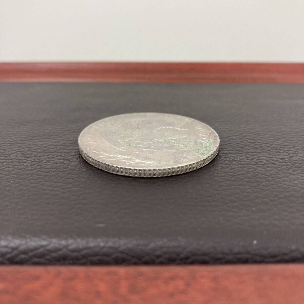 4107 メキシコ メキシコ銀貨　8R 1886年　貿易銀　Mexico silver coin 硬貨 大型コイン　約27.1g 外国コイン _画像3