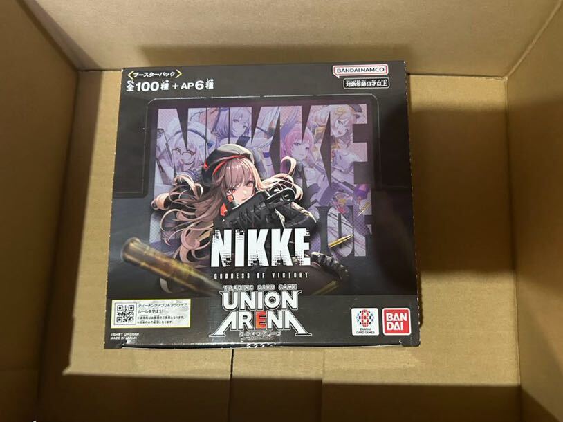 新品未開封 UNION ARENA ユニオンアリーナ 勝利の女神 nikke 1box ニッケ 1ボックス 正規品 テープ付 バンダイの画像1