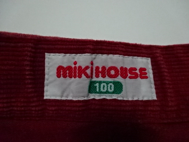 ●ミキハウス miki house スカート 100 アジャスター付●0419●_画像2