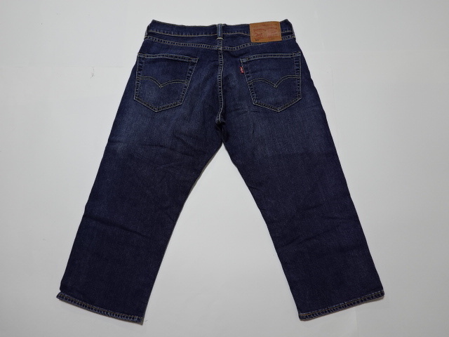 ●リーバイス LEVIS デニム 505 W30 革パッチ ７分丈 ●0424●_画像3