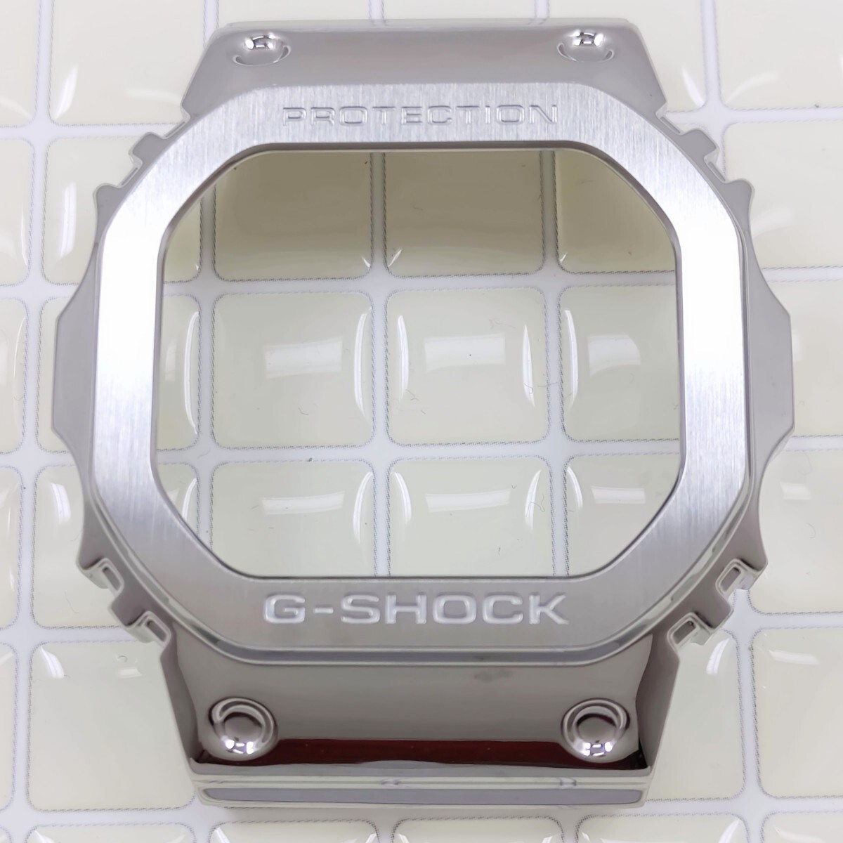 CASIO G-SHOCK 純正部品　GMW-B5000D-1JF　シルバーベゼル　未使用品_画像1