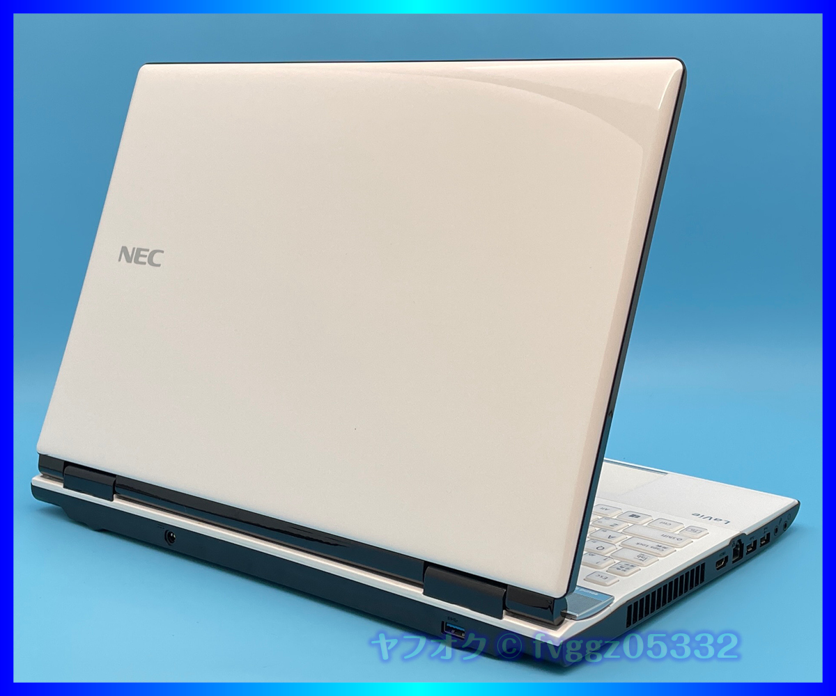 NEC きれいなホワイト バッテリー新品 フルHD タッチパネル メモリ 16GB 新品 SSD 512GB +HDD750GB Core i7 4700MQ Windows 11 Office2021_画像5