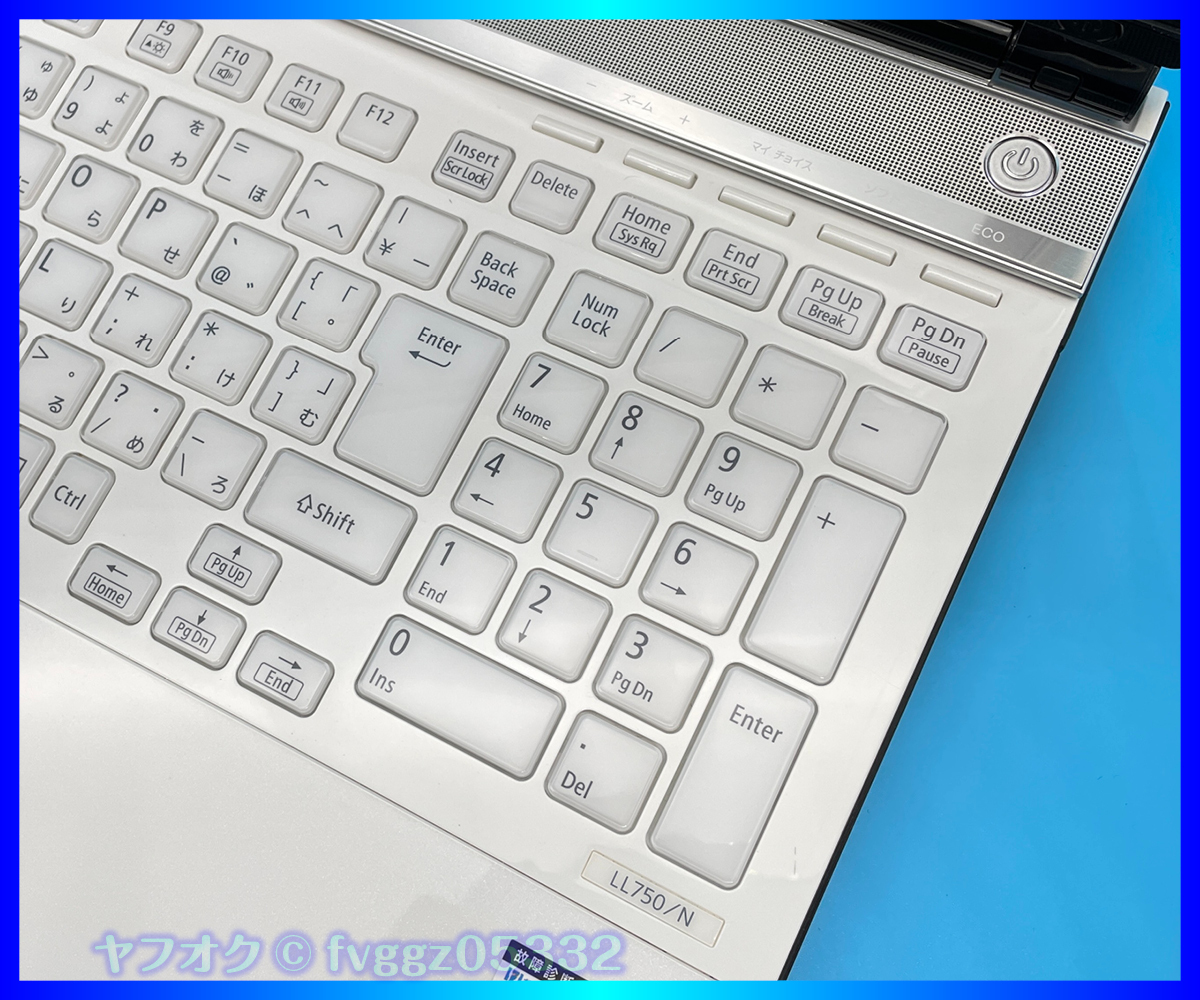 NEC きれいなホワイト SSD 新品 1TB (1000GB) +外付HDD 750GB 大容量メモリー 16GB タッチパネル Core i7 4700MQ Windows 11 Office2021