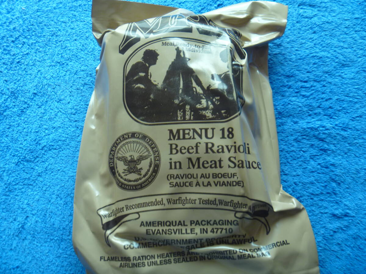 MRE MEAL, READY - TO - EAT INDIVAL 未開封 718の画像1