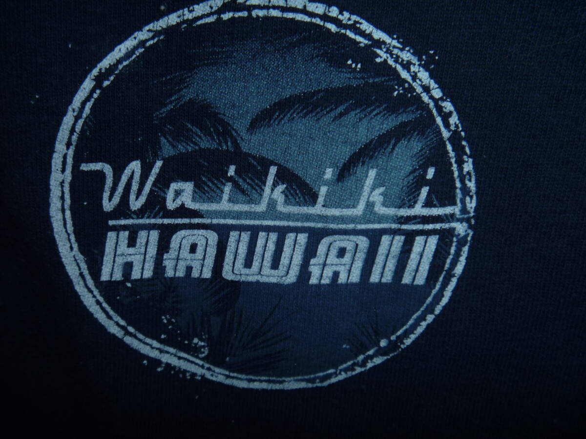 MENS'紺のHAWAIIの半袖Ｔ－シャツ2XLARGE 873_画像5