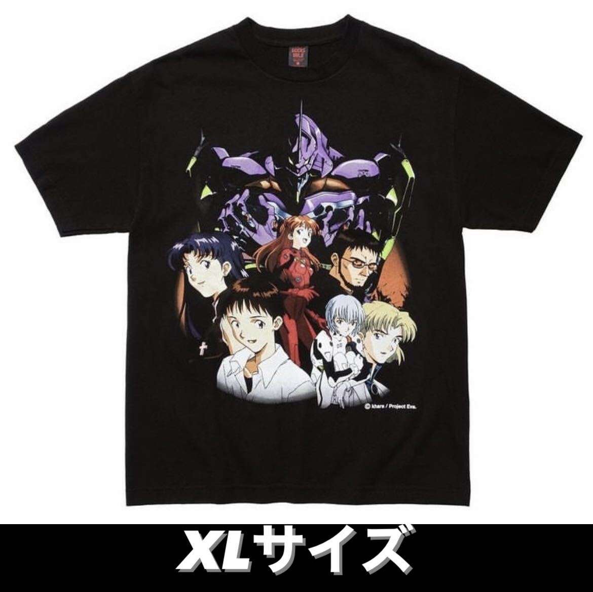 XLサイズ NEON GENESIS EVANGELION × GEEKS RULE Tee VOL.02 Tシャツ BLACK ブラック エヴァンゲリオン ギークス ルールの画像1