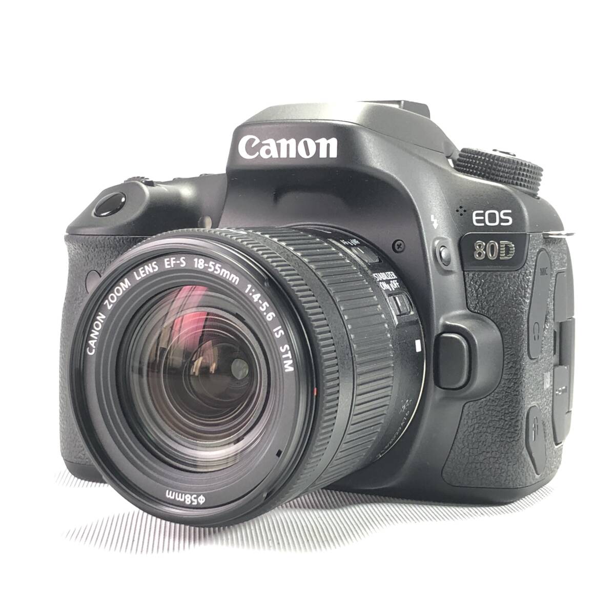1スタ Canon EOS 80D + EF-S18-55mm F4-5.6 IS STM キヤノン デジタル 一眼レフ カメラ 動作OK 1円 ③ 24D ヱOA4の画像1