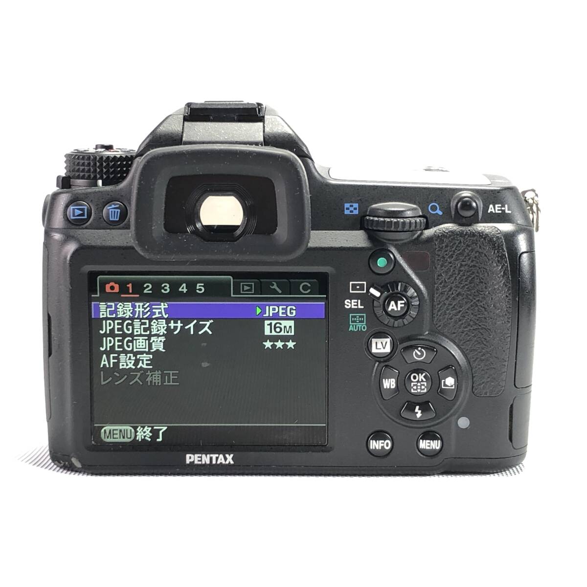 1スタ PENTAX K-5 IIs ボディ ペンタックス デジタル 一眼レフ カメラ ショット数5790回 動作OK 1円 24D ヱOA4の画像6