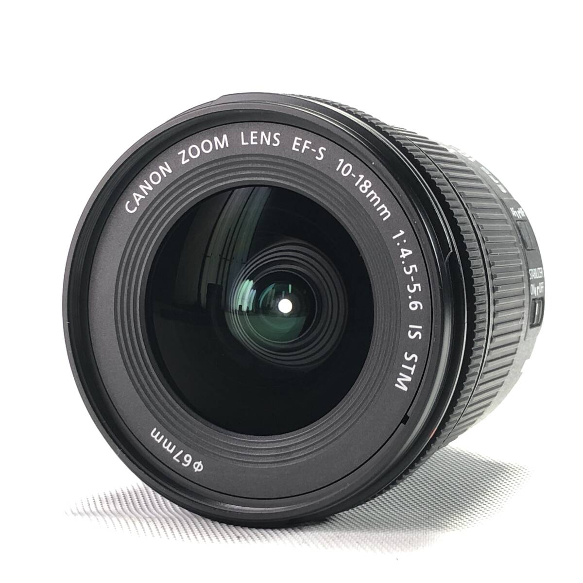 1スタ Canon EF-S 10-18mm F4.5-5.6 IS STM キヤノン 広角 ズーム レンズ 動作OK 1円 24D ヱOA4の画像1