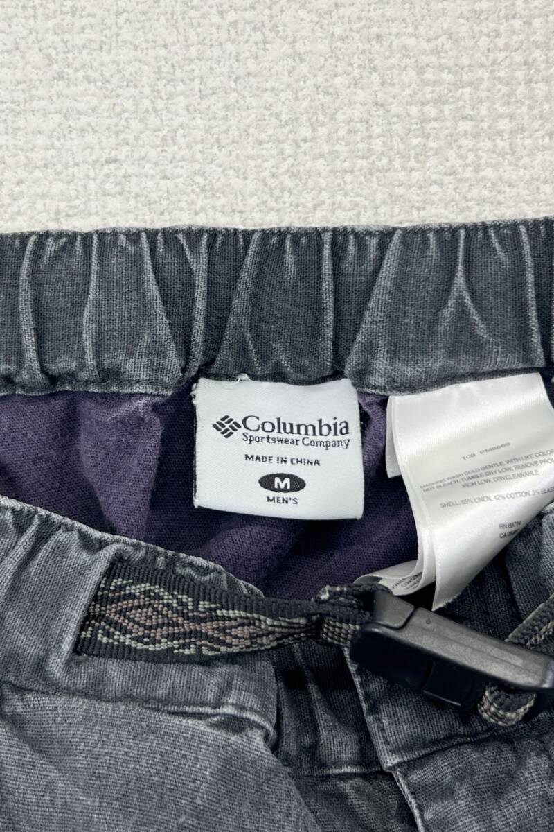 Columbia half pants コロンビア ハーフパンツ デニム地 グレー系 サイズM アウトドアウェア ヴィンテージ 6_画像3