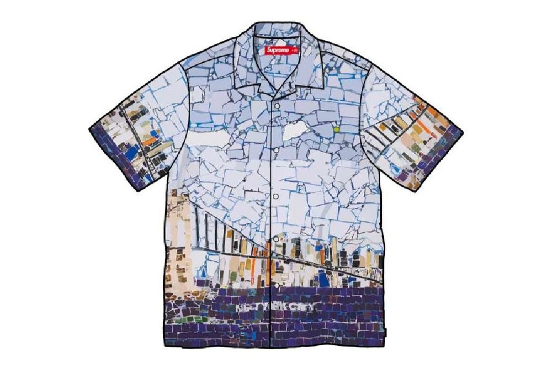 Supreme Mosaic S/S Shirt Multicolorシュプリーム モザイク エスエス シャツ マルチカラー アロハシャツ オープンカラー レーヨン_画像1