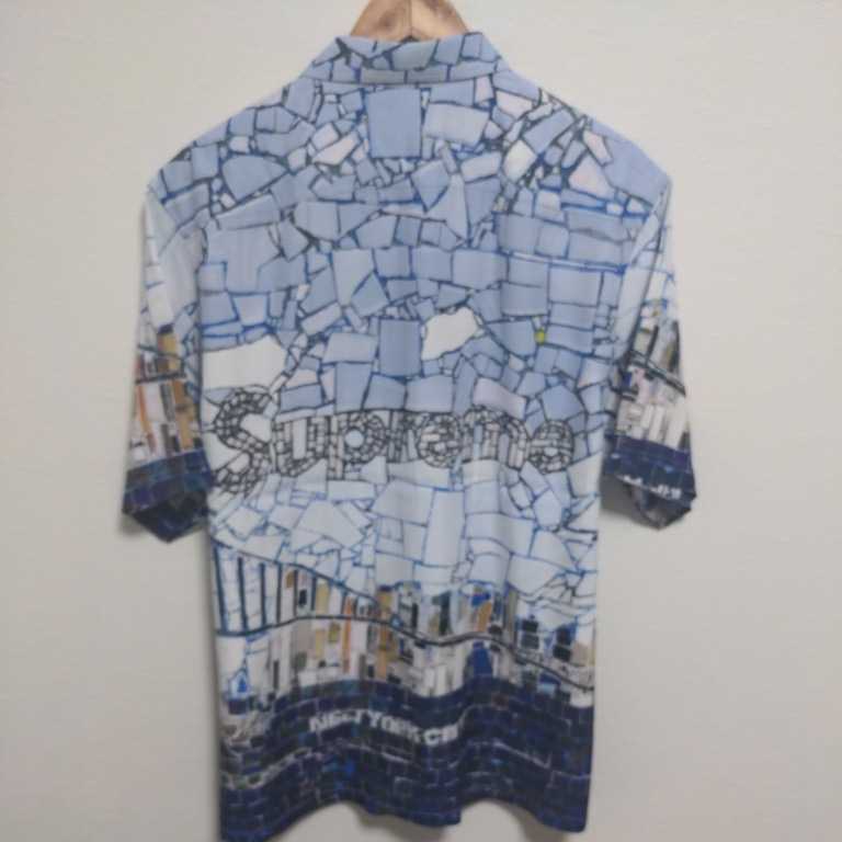 Supreme Mosaic S/S Shirt Multicolorシュプリーム モザイク エスエス シャツ マルチカラー アロハシャツ オープンカラー レーヨン_画像4