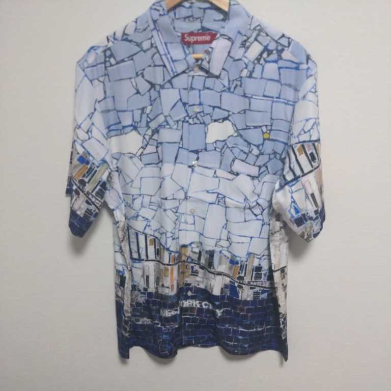 Supreme Mosaic S/S Shirt Multicolorシュプリーム モザイク エスエス シャツ マルチカラー アロハシャツ オープンカラー レーヨン_画像3