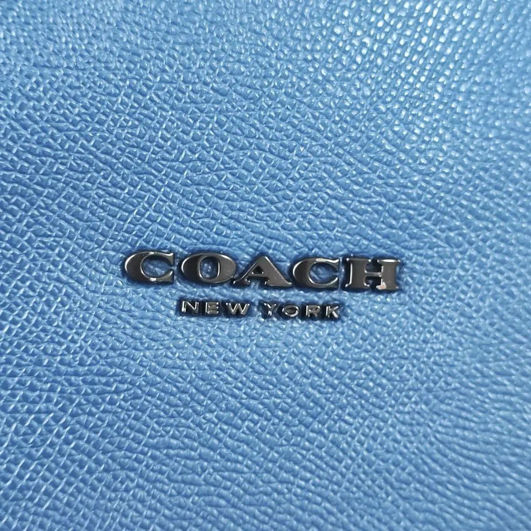 1円【未使用級】COACH コーチ ケネディ トートバッグ ビジネスバッグ レザー クロスグレインレザー SVP2U A4 PC可 大容量 メンズ 69366_画像3