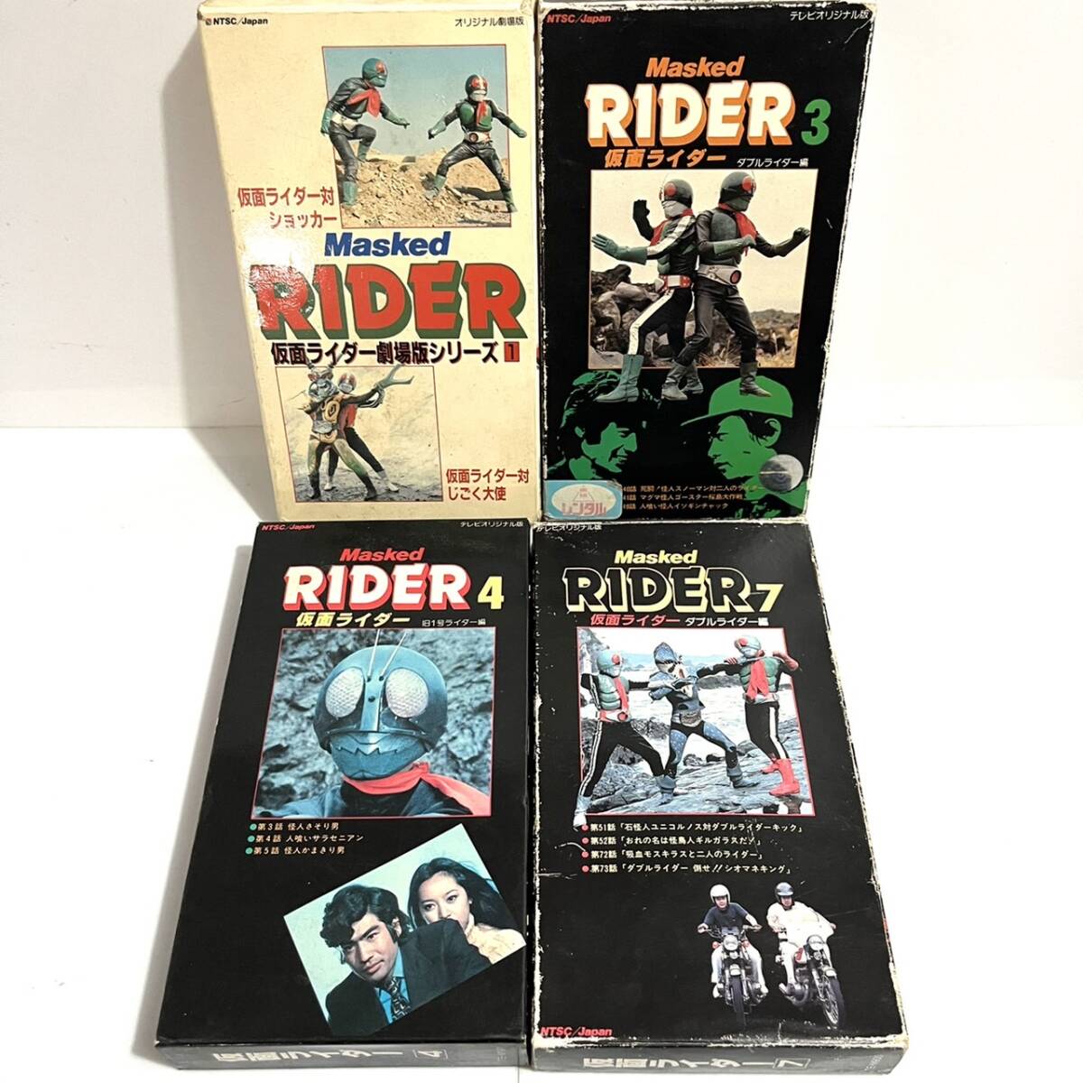 【ジャンク品】【昭和当時物】仮面ライダー レンタル落ちVHSビデオテープ 15巻まとめの画像8