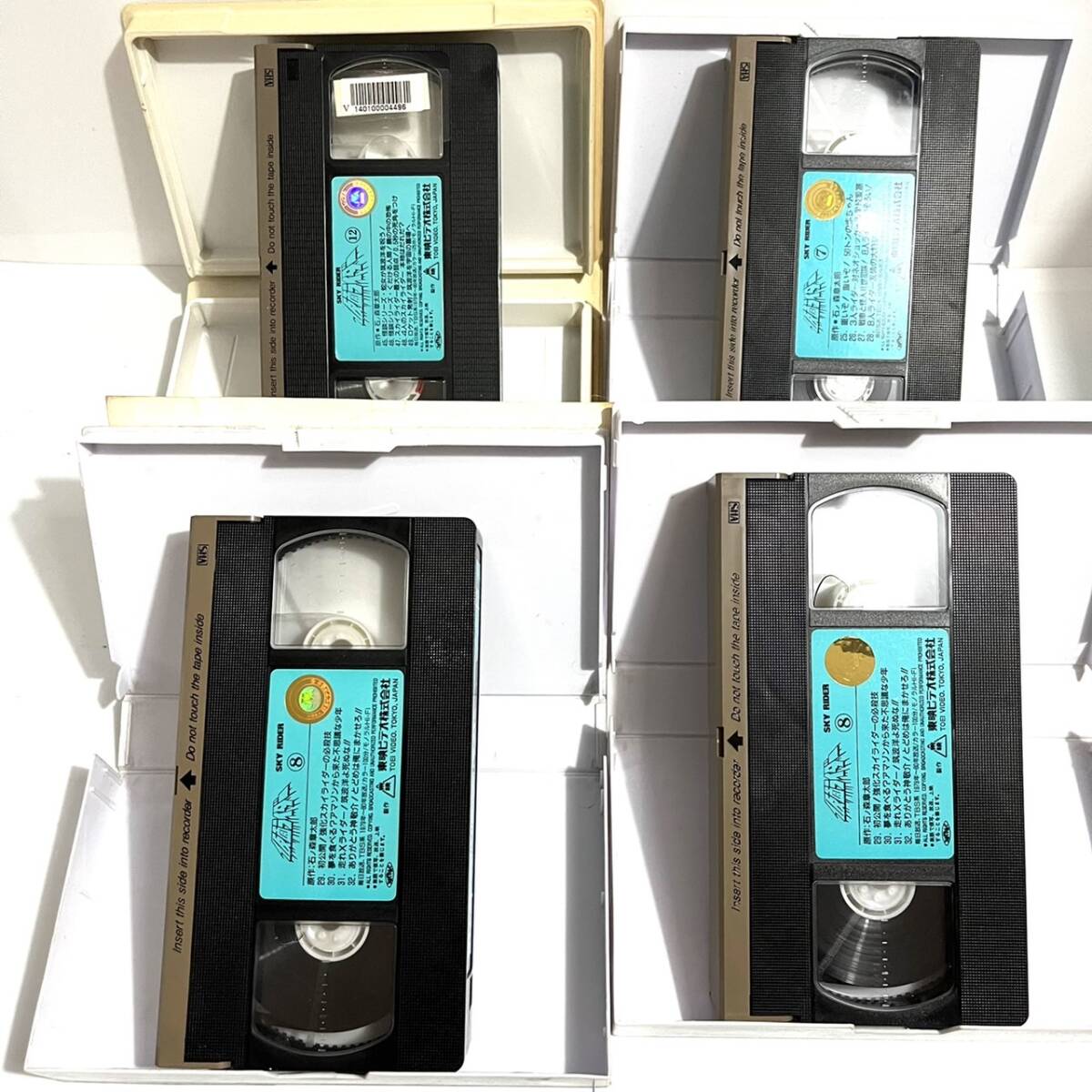 【ジャンク品】仮面ライダー SKY RIDER レンタル落ちVHSビデオテープ 9巻まとめの画像6