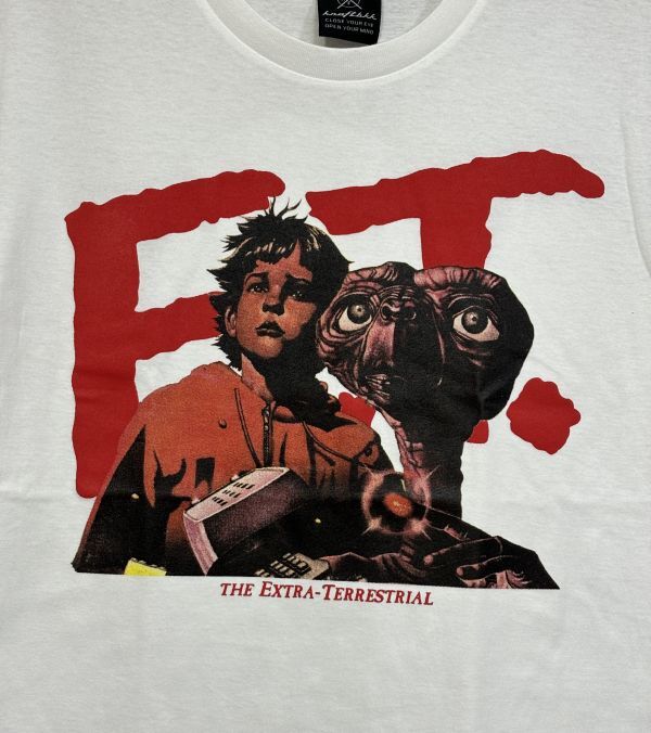 【送料無料】XL★新品エリオット＆イーティ【 E.T.】スピルバーグ★ プリントTシャツ_画像2
