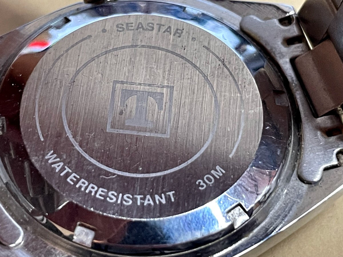 美品 稼働品 TISSOT SEASTAR AUTOMATIC 腕時計 ティソ シースター 自動巻き メンズ腕時計 男性向け 動作品の画像6