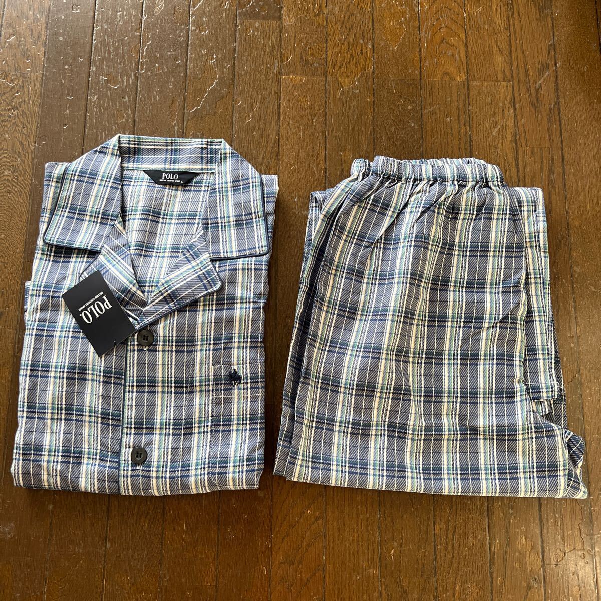  unused long sleeve pyjamas men's L cotton 100% POLO
