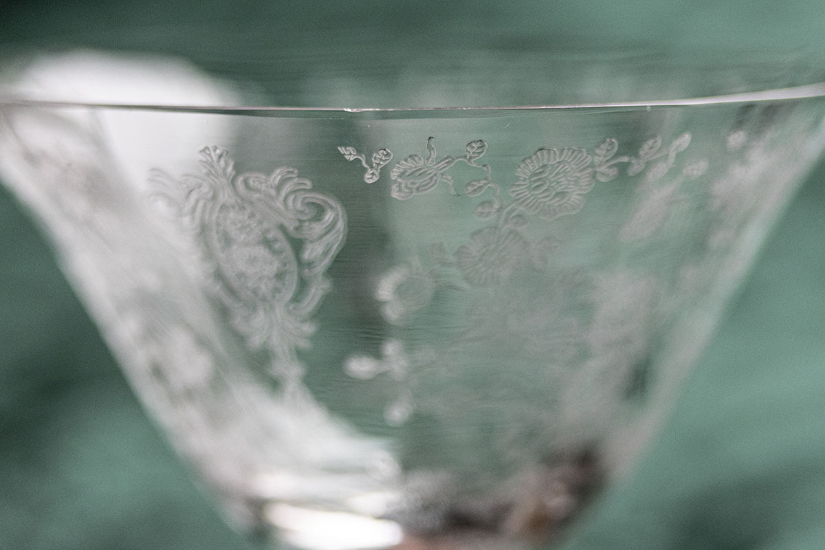  талон Bridge стакан crystal rose отметка роза искусство гравировки коктейль бокал для шампанского 2 ножек античный sake America 