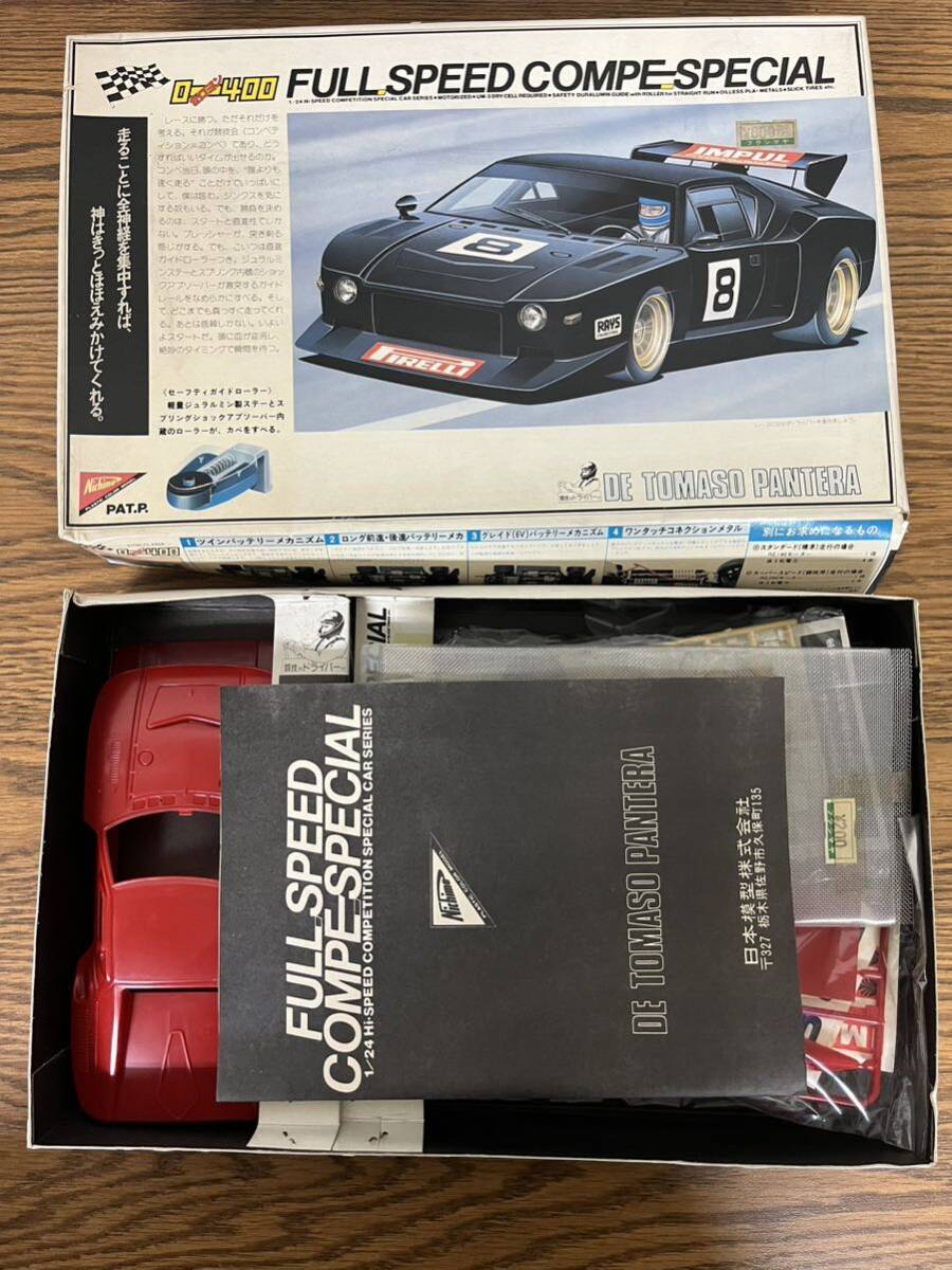 [ not yet constructed ] de tomaso bread te-laDE TOMASO PANTERA FULL SPEED COMPE SPECIAL 1/24 plastic model nichimo