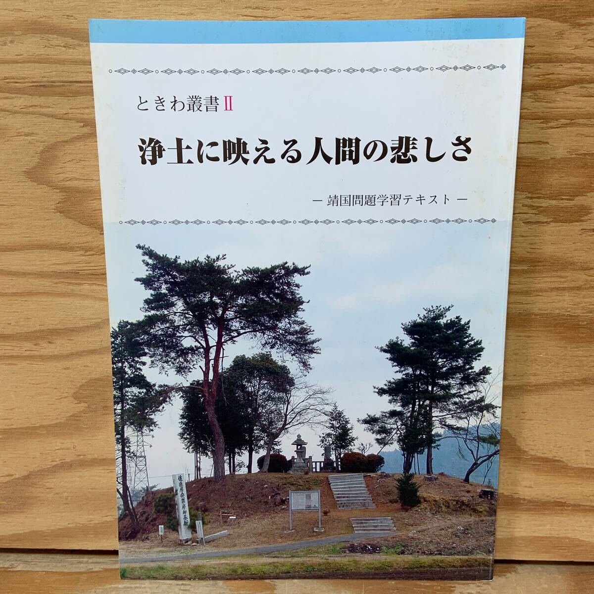 Y3A1-240426 レア［浄土に映える人間の悲しさ ときわ叢書Ⅱ 靖国問題学習テキスト 真宗大谷派京都教区靖国問題学習会］親鸞_画像1