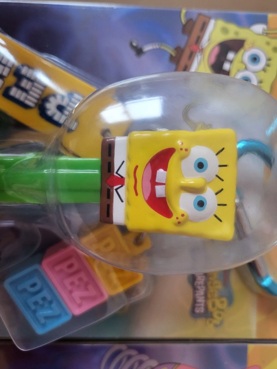 PEZ スポンジボブ パトリック セットカラビナ キーチャーム