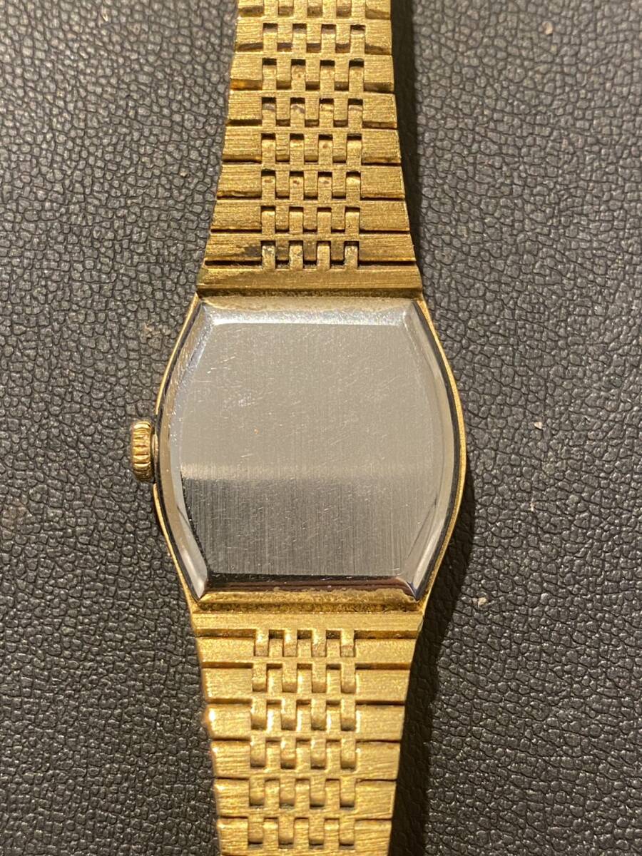 TISSOT ティソ 手巻きレディース腕時計 SWISS スイス時計 ゴールド文字盤の画像2