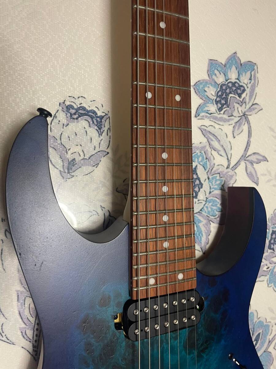 ◆◇【中古美品】Ibanez/RG7421PB-SBF Sapphire Blue Flat アイバニーズ 7弦ギター◇◆_画像2