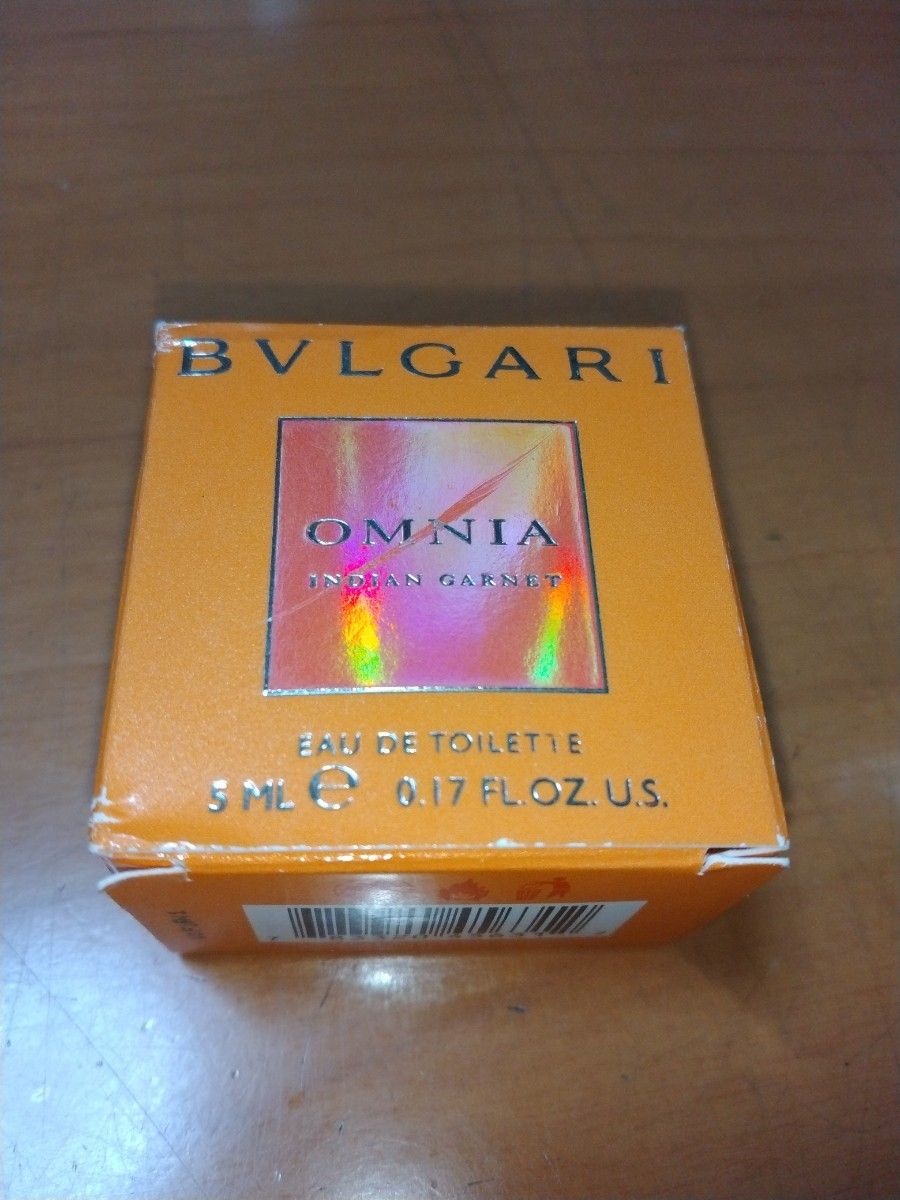 ブルガリオムニア ガーネット オードトワレ 5ml　BVLGARI  OMNIA　香水　オレンジ　INDIAN GARNET
