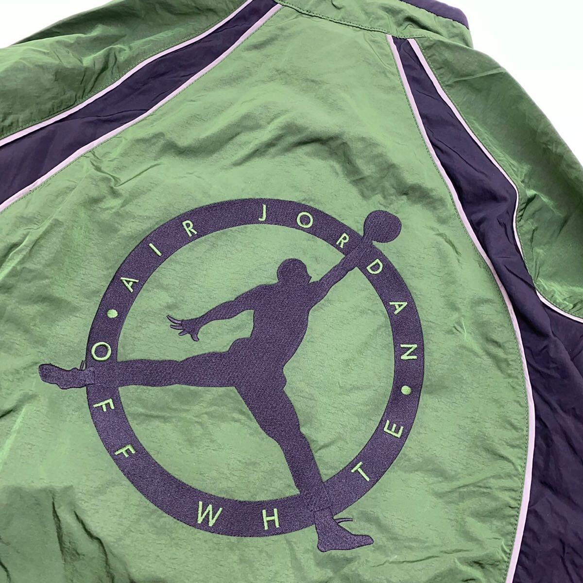 JORDAN BRAND AS M J OW TRK JKT FOREST GREEN/BLACK/PHANTOM/BLACK 21FA-S ジョーダン ブランド ジョーダン OW トラック ジャケット Mの画像5