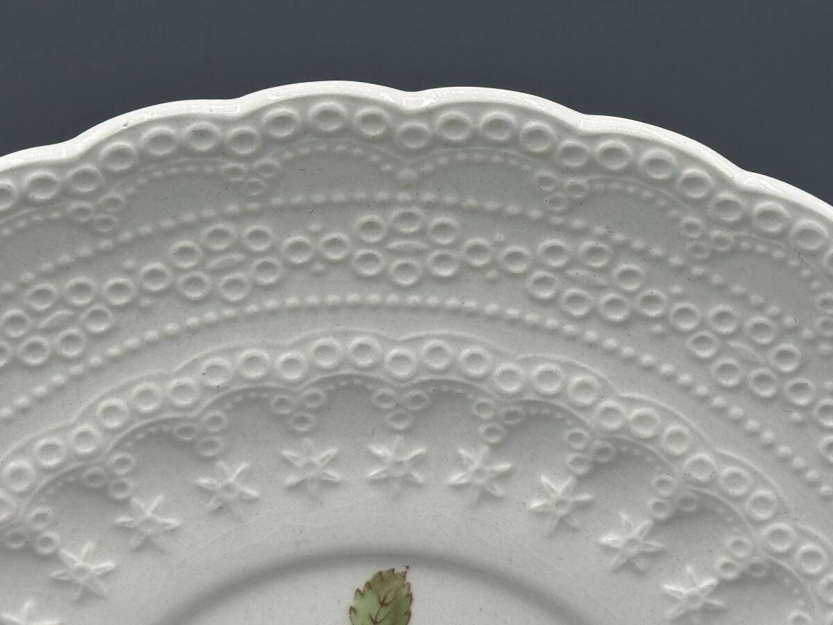 スポード バラ ジュエル サイドプレート お皿 ケーキ皿 直径18.5cm 薔薇 (11-3)_画像3