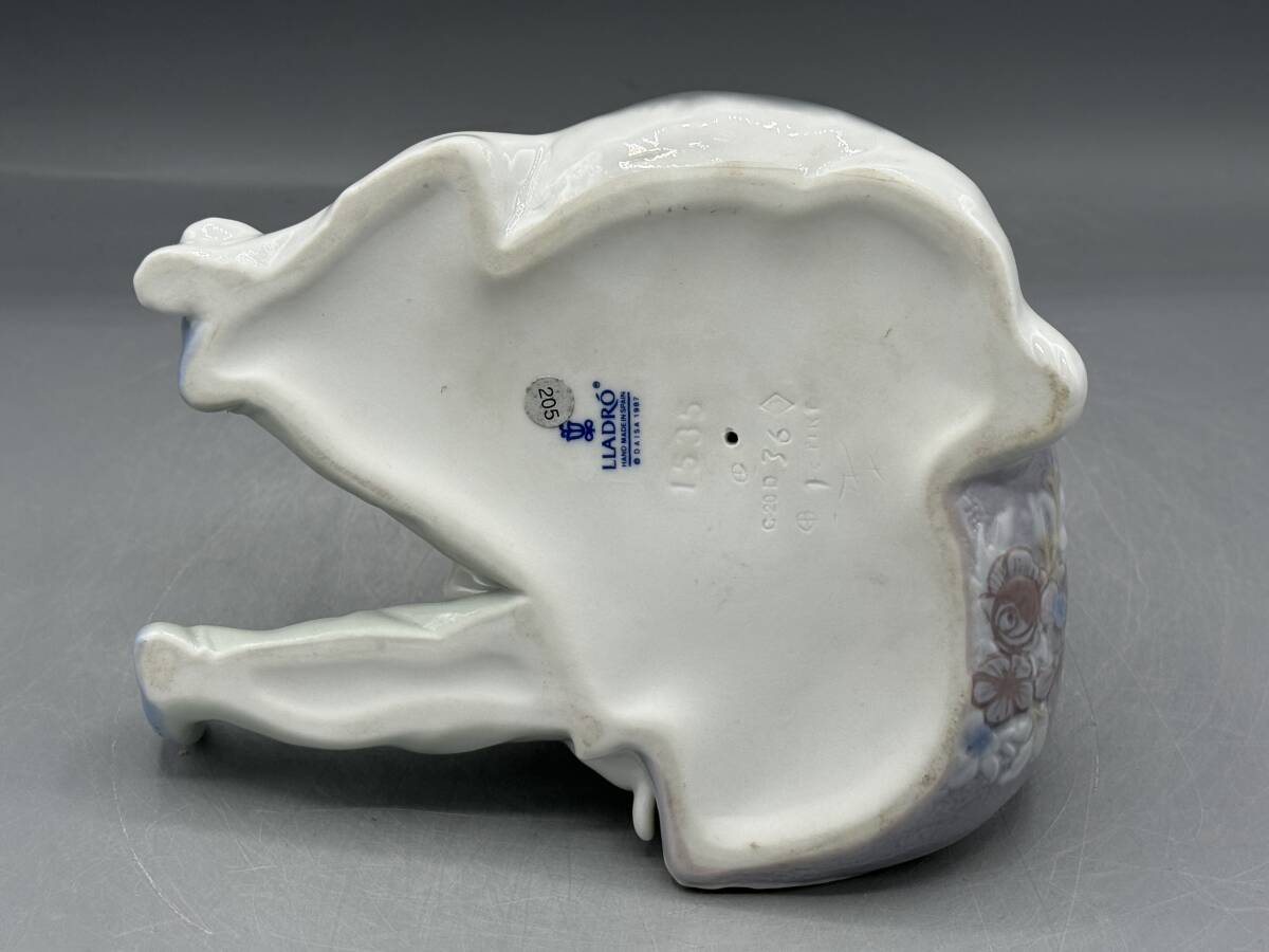 リヤドロ みんなおねんね 男の子 犬 フィギュリン スペイン製 陶器 置物 陶磁器 陶磁器人形 1535_画像8