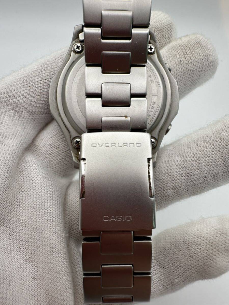 CASIO カシオ OVERLAND オーバーランド 電波ソーラー 腕時計 稼働品 の画像5