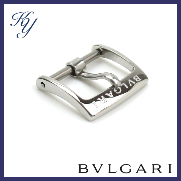 送料無料 磨き済み 美品 本物 純正品 BVLGARI ブルガリ 尾錠 10mm 14mm バックル コマ メンズ レディース 時計の画像1