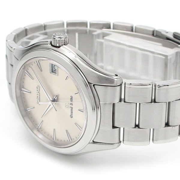 1円～ 3ヶ月保証付き 磨き済み 美品 本物 人気 Grand Seiko グランドセイコー SBGX005 9F62-0A10 シルバー メンズ 時計の画像8