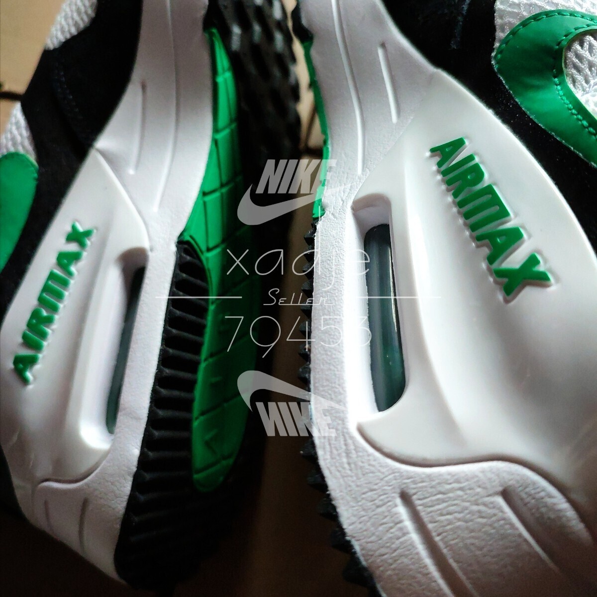  новый товар стандартный товар NIKE Nike AIR MAX SYSTEM air max система белый белый зеленый чёрный черный 27.5cm US9.5 с коробкой MOVE TO ZERO