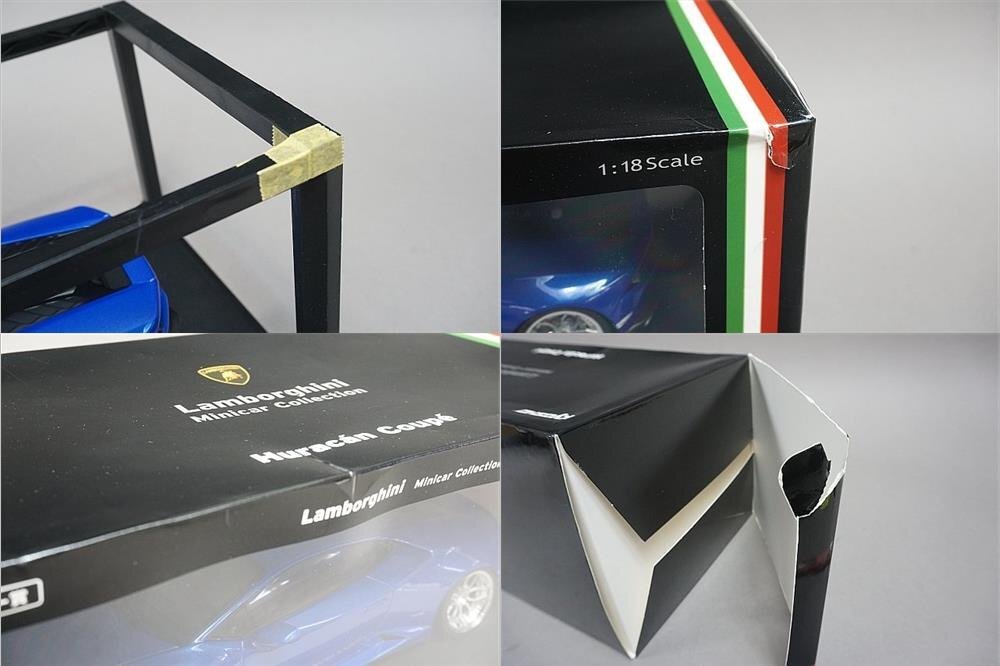 KYOSHO 京商 1/18 LAMBORGHINI ランボルギーニ ウラカン LP610-4 ブルー ランボルギーニくじ ラストトレジャー賞 ※難あり ジャンク_画像10