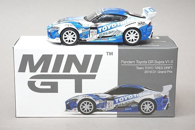 MINIGT / TSM トゥルースケール 1/64 パンデム トヨタ GR スープラ V1.0 Team TOYO TIRES DRIFT D1 GP 2019 (右ハンドル) MGT00233-D1の画像1