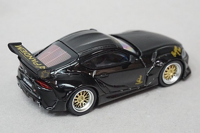 MINIGT / TSM トゥルースケール 1/64 Pandem Toyota パンデム トヨタ GR スープラ V1.0 ブラック (左ハンドル) MGT00219-Lの画像3