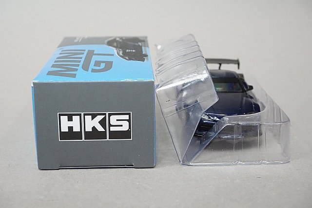 MINIGT / TSM トゥルースケール 1/64 HKS Toyota トヨタ GR スープラ (A90) ダウンシフトブルー (右ハンドル) MGT00368-Rの画像4