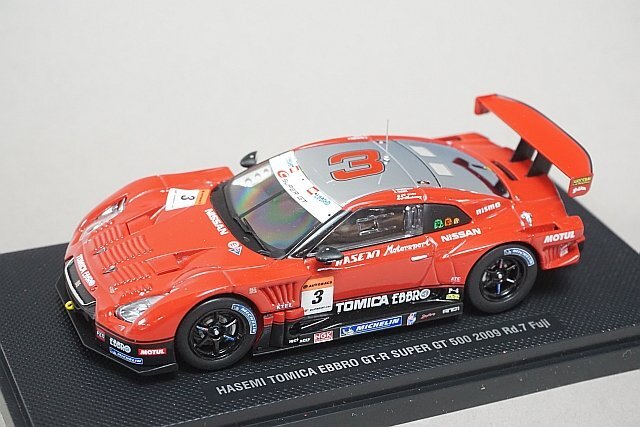 EBBRO エブロ 1/43 NISSAN 日産 ハセミ トミカエブロ GT-R スーパーGT500 2009 第7戦 Fuji #3 44235の画像1