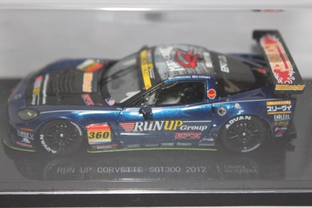 ▽ EBBRO エブロ 1/43 スーパーGT GT300 2012 RUN UP CORVETTE コルベット #360 44760の画像2