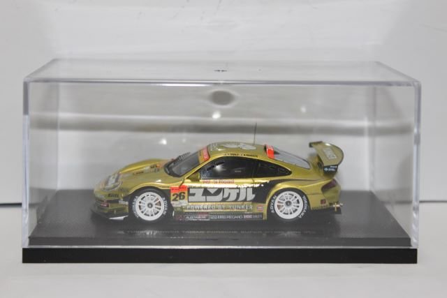 ▽ EBBRO エブロ 1/43 スーパーGT GT300 YUNKER POWER TAISAN PORSCHE ポルシェ #26 44060の画像1